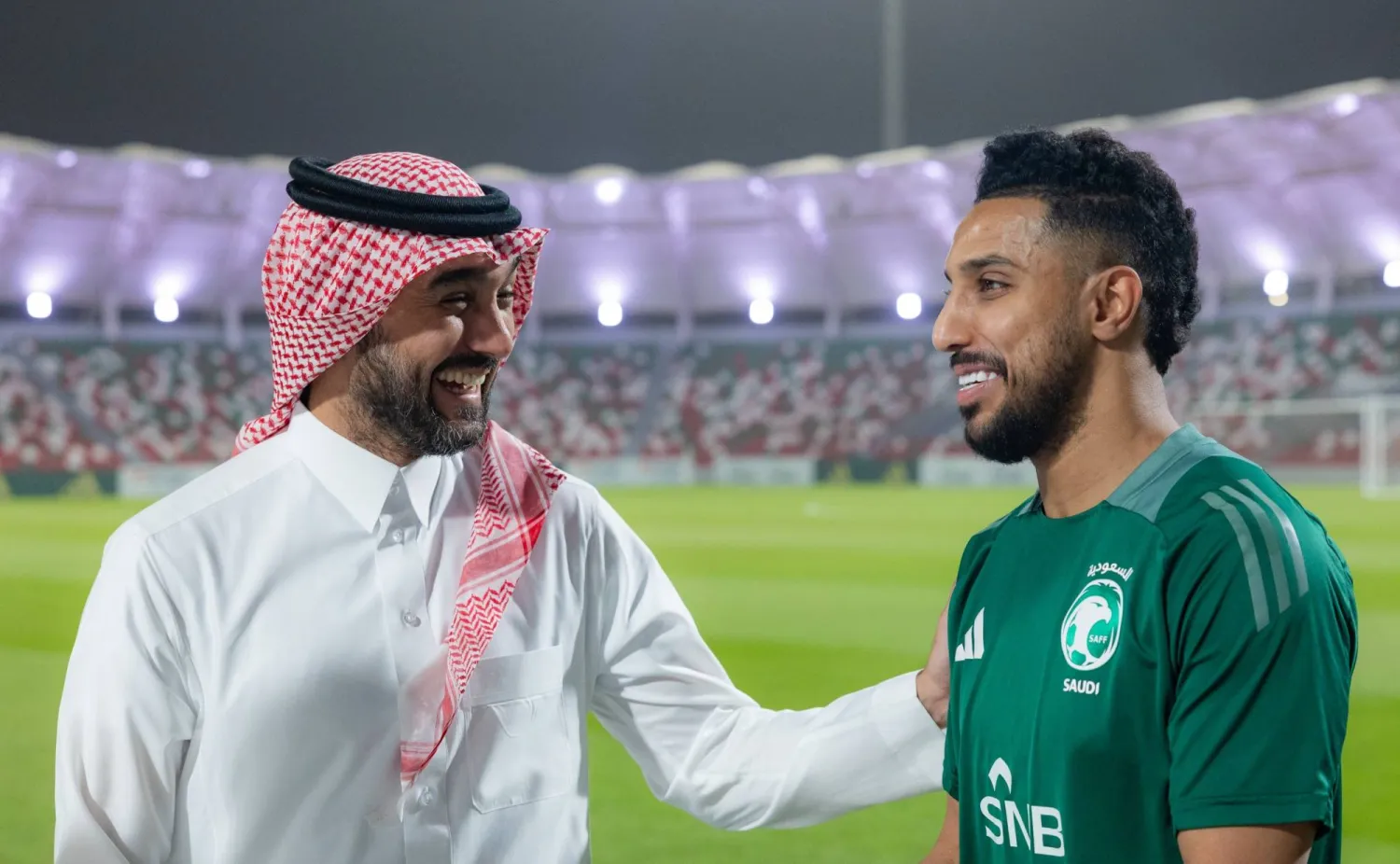 وزير الرياضة السعودي يلتقي لاعبي الأخضر ويحفزهم لصناعة التاريخ في تصفيات كأس العالم