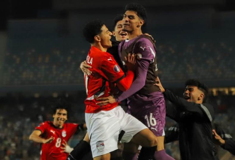 مصر والمغرب يتعادلان سلبيًا في الشوط الأول بنهائي أفريقيا للشباب