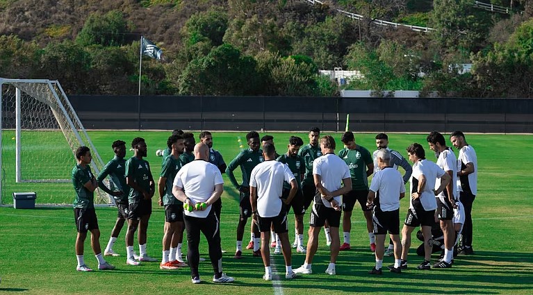 الأخضر يستأنف تدريباته في سان دييغو استعداداً لمواجهة المكسيك في الكأس الذهبية
