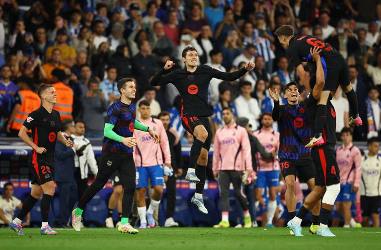 برشلونة يتوج بلقب الدوري الإسباني بعد فوز صعب على إسبانيول