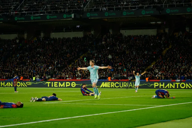 سورلوث يعيد كابوس برشلونة بتسجيله هدفاً حاسماً في كأس الملك