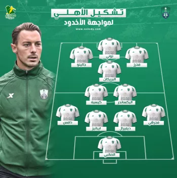 تشكيل الأهلي الرسمي لمواجهة الأخدود في دوري روشن السعودي