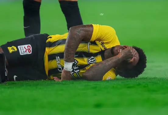 إصابة بيرغوين تثير قلق جماهير الاتحاد.. ومدة غيابه قد تصل إلى 6 أسابيع