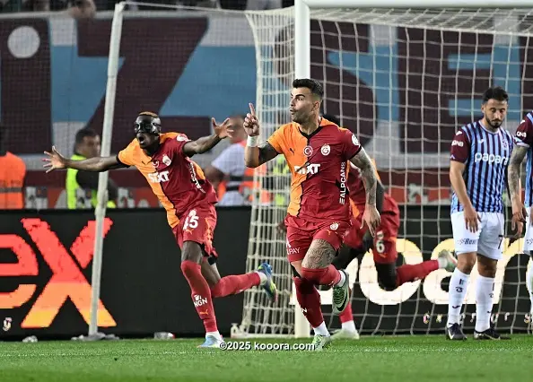 جالطة سراي يقترب من لقب الدوري التركي بعد انتصار صعب على طرابزون سبور